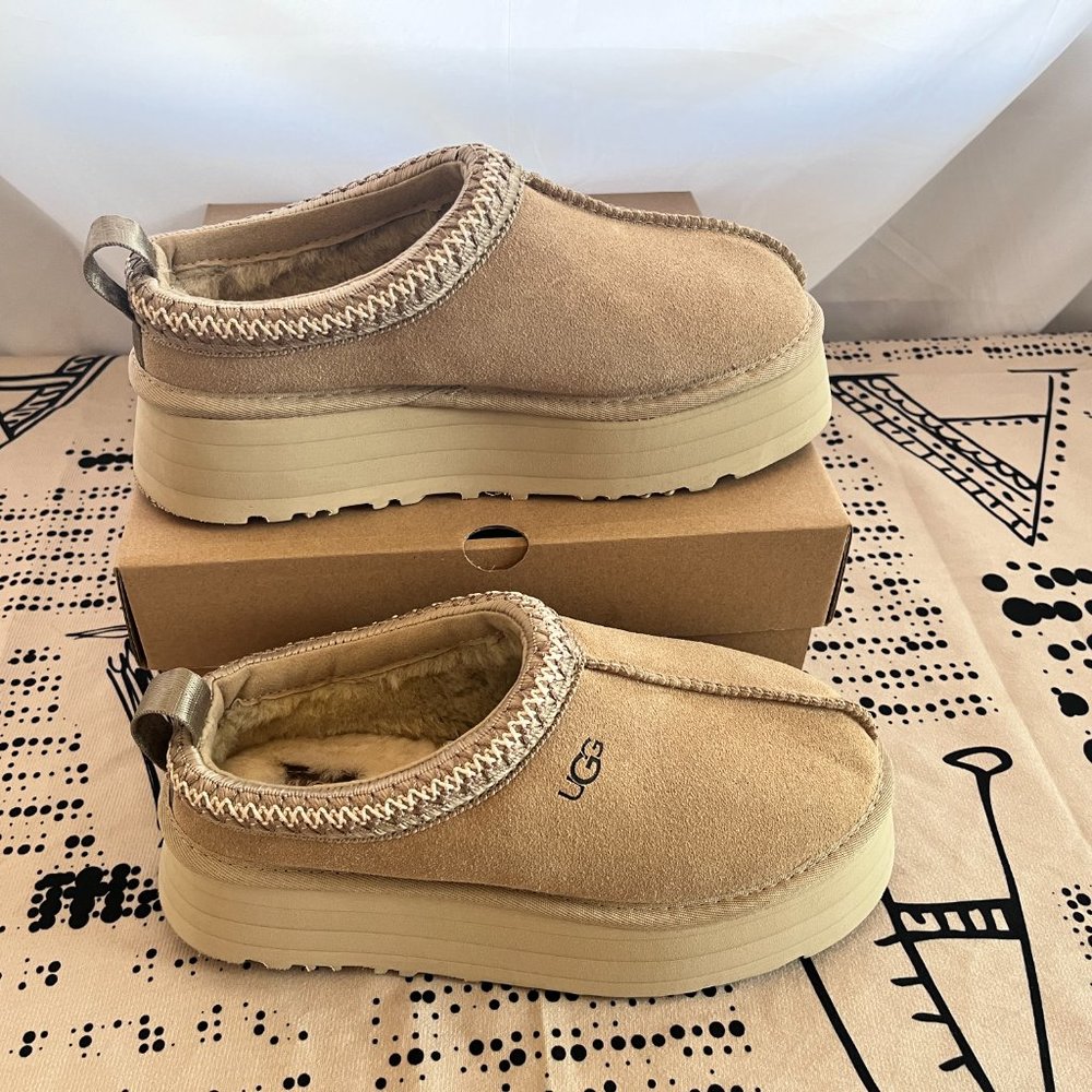 NEW UGG Women's Tasman Slippers Mustard Seed - Picture 4 of 5